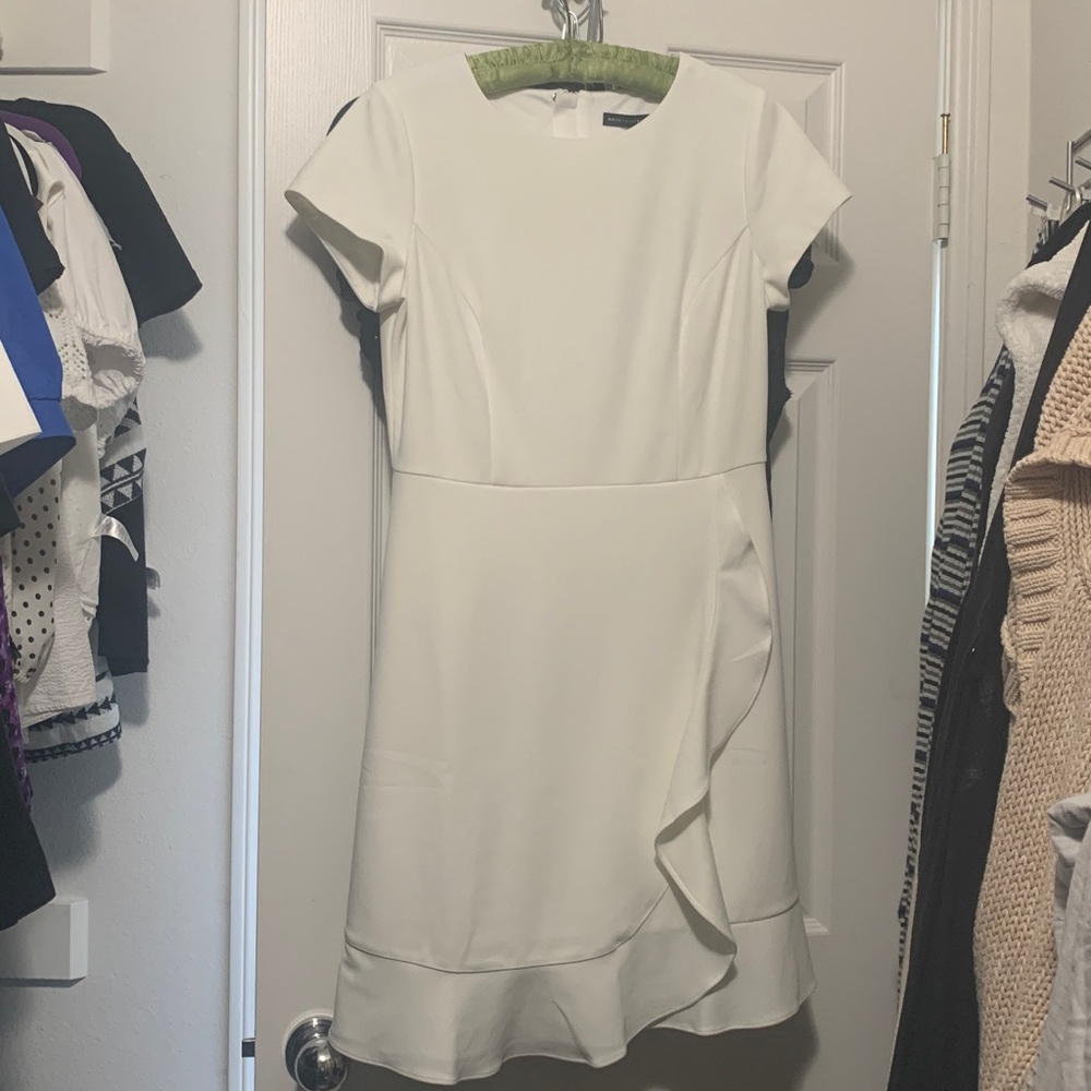 White House Black Market Classic Winter white/Ecru  Dress